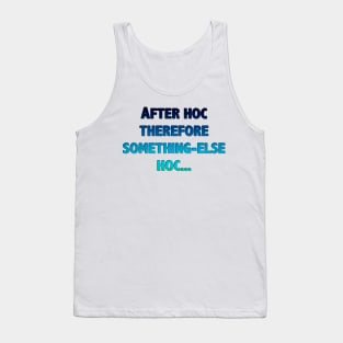 West Wing After Hoc Therefore Hoc Tank Top